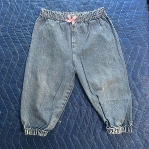 Vintage 90s TKS Basics Baby Bubble Jeans - Size 18 Months